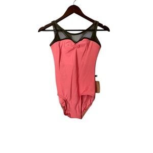 LuckyLeo Pink Green Leotard